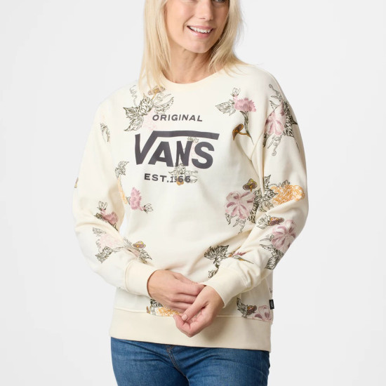 Vans Γυναικείο φούτερ AOP-ED Crew Fleece-B